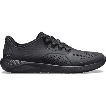 Crocs LiteRide™ Pacer Men's Sneakers Black | Australia 1303EBCX